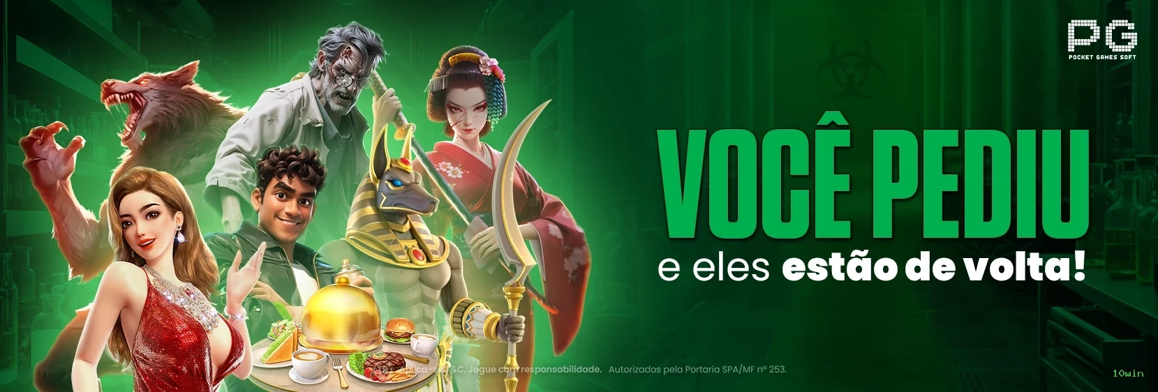 Imagem promocional dos ganhos da 10win